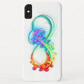 Oneindigheid met regenboogkwal Case-Mate iPhone case (Achterkant)