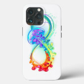 Oneindigheid met regenboogkwal Case-Mate iPhone case (Achterkant)