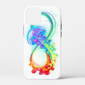 Oneindigheid met regenboogkwal Case-Mate iPhone case (Achterkant)