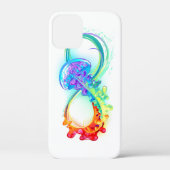 Oneindigheid met Regenboogkwal Case-Mate iPhone Case (Achterkant)