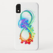 Oneindigheid met regenboogkwal Case-Mate iPhone case (Achterkant)