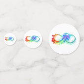 Oneindigheid met regenboogkwal confetti (Voorkanten)