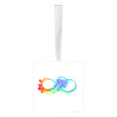 Oneindigheid met regenboogkwal decoratie (Rechts)