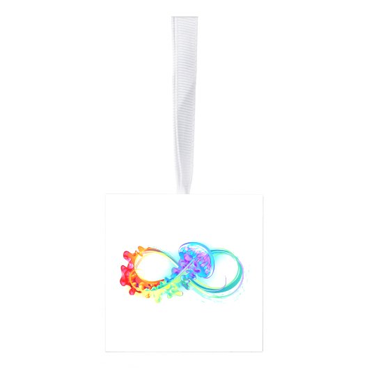 Oneindigheid met regenboogkwal decoratie (Rechts)