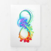 Oneindigheid met regenboogkwal drieluik programma (Cover)