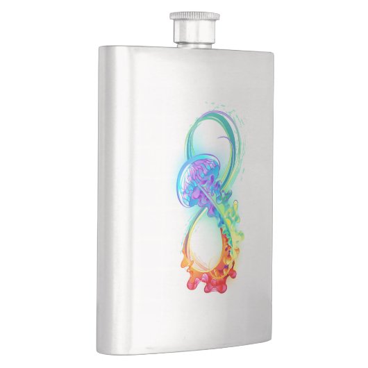 Oneindigheid met regenboogkwal flacon (Rechts)
