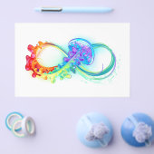 Oneindigheid met regenboogkwal flyer (Enkel)