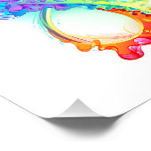 Oneindigheid met regenboogkwal foto afdruk (Hoek)