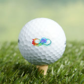 Oneindigheid met regenboogkwal golfballen (Insitu Shirt)