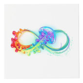 Oneindigheid met regenboogkwal kubus (Rechts)