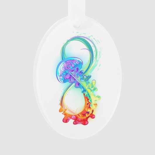 Oneindigheid met regenboogkwal ornament (voorkant)
