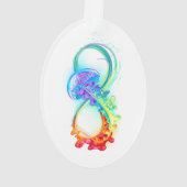 Oneindigheid met regenboogkwal ornament (achterkant)