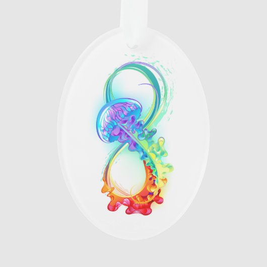 Oneindigheid met regenboogkwal ornament (achterkant)