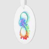 Oneindigheid met regenboogkwal ornament (voorkant)