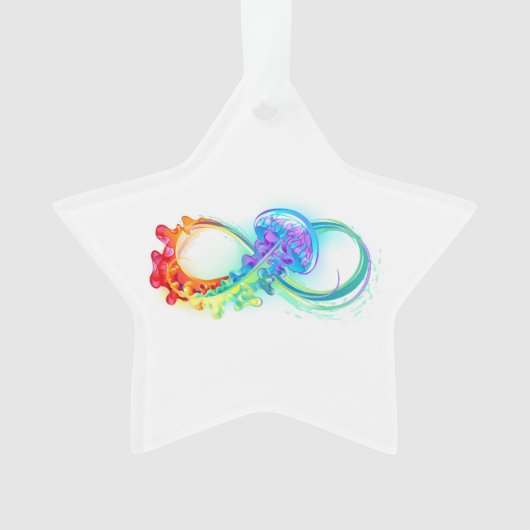Oneindigheid met regenboogkwal ornament (voorkant)
