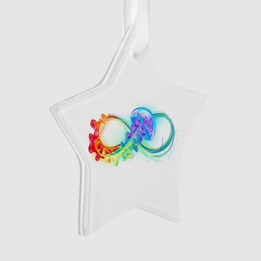 Oneindigheid met regenboogkwal ornament (voorkant)