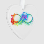 Oneindigheid met regenboogkwal ornament (voorkant)