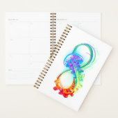 Oneindigheid met regenboogkwal planner (Display)
