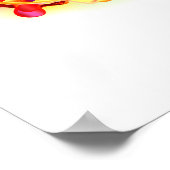 Oneindigheid met regenboogkwal poster (Hoek)