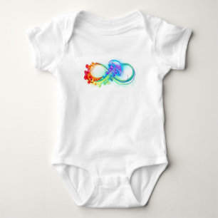 Oneindigheid met regenboogkwal romper