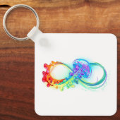 Oneindigheid met regenboogkwal sleutelhanger (Voorkant)