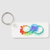 Oneindigheid met regenboogkwal sleutelhanger (Achterkant)