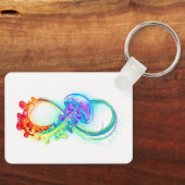 Oneindigheid met regenboogkwal sleutelhanger (Voorkant)