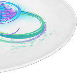 Oneindigheid met regenboogkwal snijplank (Hoek)