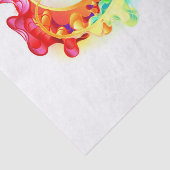 Oneindigheid met regenboogkwal tissuepapier (Detail)
