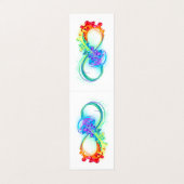 Oneindigheid met regenboogkwal visitekaartje (Buitenkant ongevouwen)