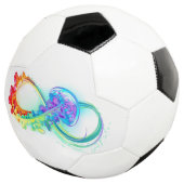 Oneindigheid met Regenboogkwal Voetbal (Drie kwart)