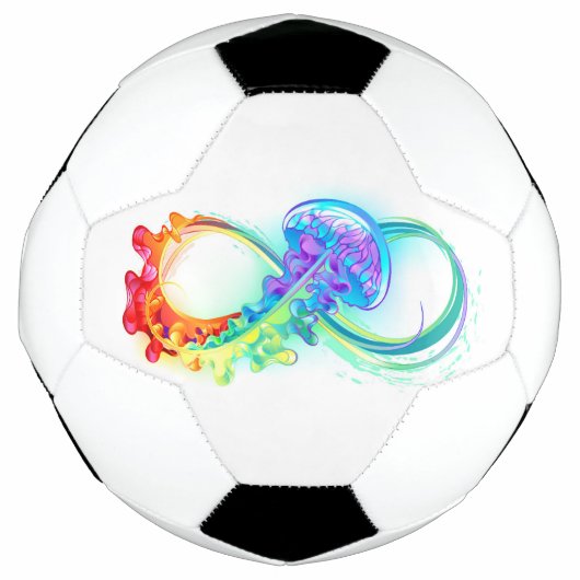 Oneindigheid met Regenboogkwal Voetbal (Voorkant)