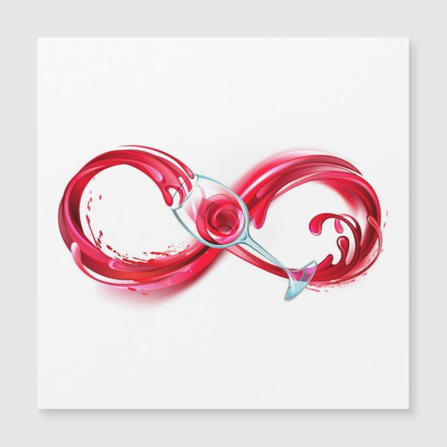 Oneindigheid met rode wijn (Voorkant)