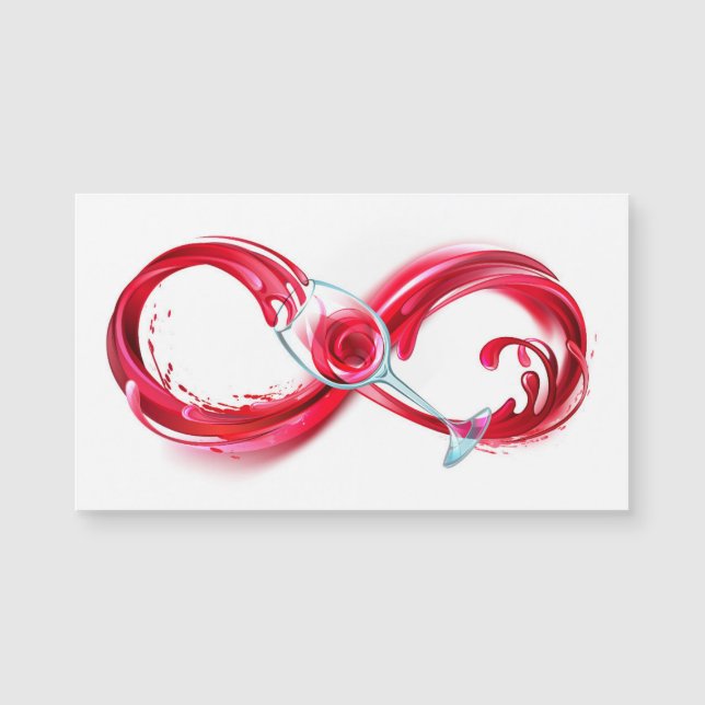Oneindigheid met rode wijn (Voorkant)