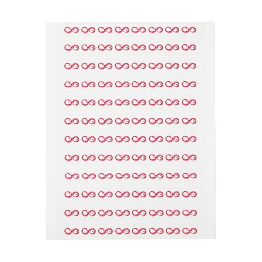 Oneindigheid met rode wijn (Vel)