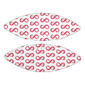 Oneindigheid met rode wijn american football (Panelen)