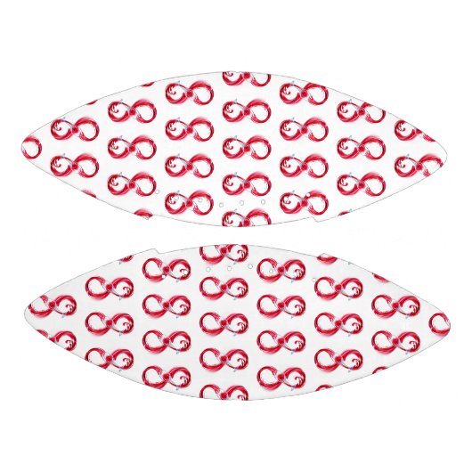 Oneindigheid met rode wijn american football (Panelen)