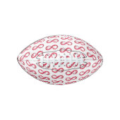 Oneindigheid met rode wijn american football (Voorkant)