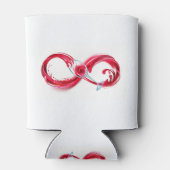 Oneindigheid met rode wijn blikjeskoeler (Achterkant)