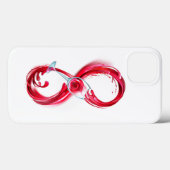 Oneindigheid met rode wijn Case-Mate iPhone case (Achterkant (horizontaal))