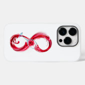 Oneindigheid met rode wijn Case-Mate iPhone case (Achterkant (horizontaal))
