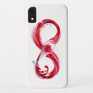 Oneindigheid met rode wijn Case-Mate iPhone case