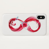 Oneindigheid met rode wijn Case-Mate iPhone case (Achterkant (horizontaal))