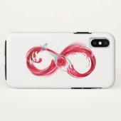 Oneindigheid met rode wijn Case-Mate iPhone case (Achterkant (horizontaal))