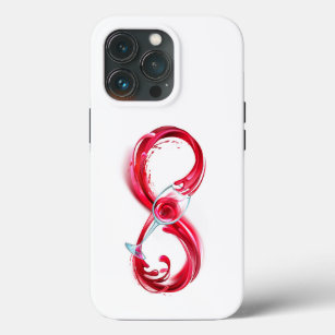 Oneindigheid met rode wijn Case-Mate iPhone case