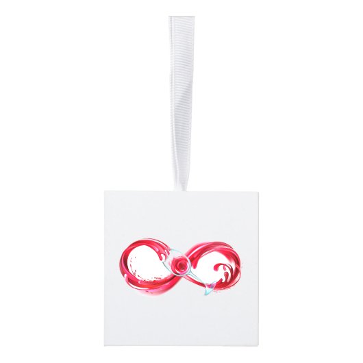 Oneindigheid met rode wijn decoratie (Rechts)