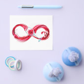 Oneindigheid met rode wijn flyer (Enkel)