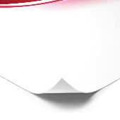 Oneindigheid met rode wijn foto afdruk (Hoek)