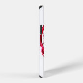 Oneindigheid met rode wijn iPhone hoesje (Rechterkant)