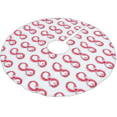 Oneindigheid met rode wijn kerstboom rok (Gekanteld)